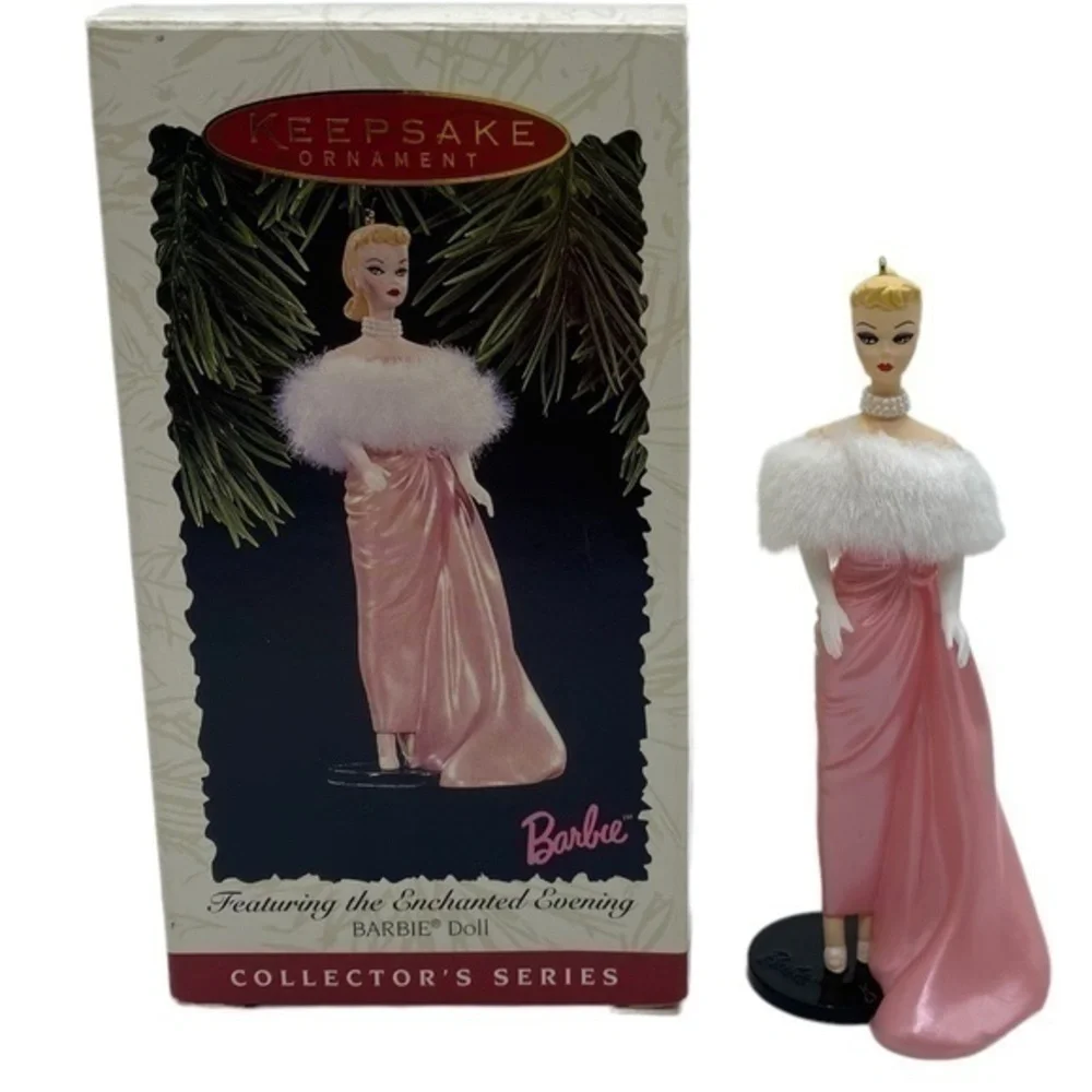 Hallmark Keepsake Vintage Barbie The Enchanted Evening Christmas Ornament 1996